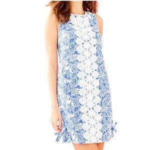 Lilly Pulitzer Melani Shift Dress - Coastal Blue Fancy Feet